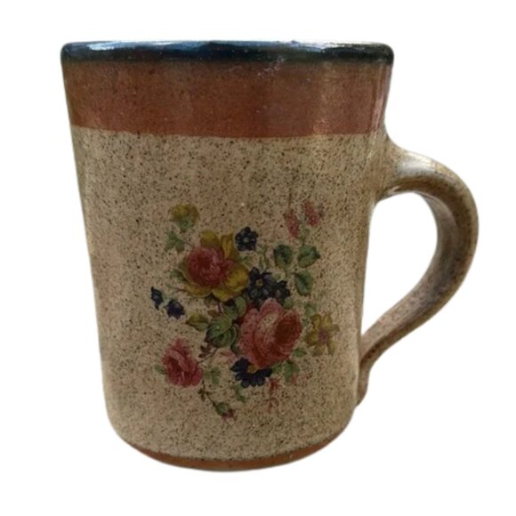 Monroe Salt Works Chippendale Rose Pattern Mug Classic - Picture 1 of 6